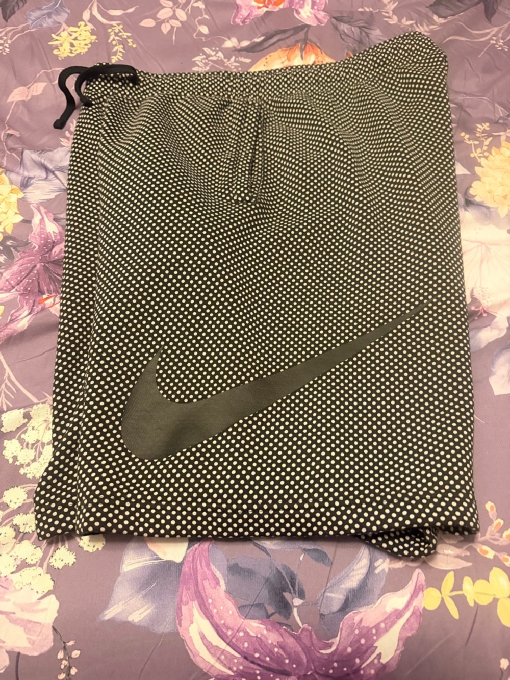 Nike Black with Polka Dot Athletic Shorts